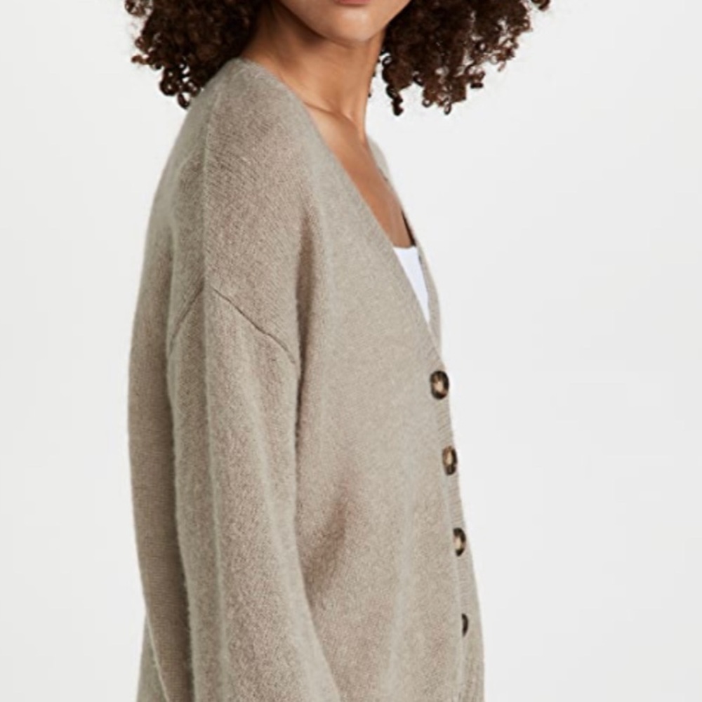 NWT Naadam Balloon Sleeve Cardigan X Large $415 - Picture 2 of 5